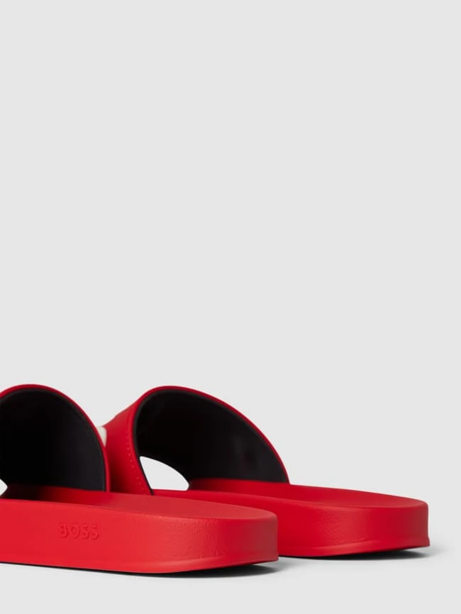 BOSS Slides Mit Label-Print Modell 'Kirk' - Rot 2 BOSS Slides Mit Label-Print Modell 'Kirk' - Rot – Bild 2