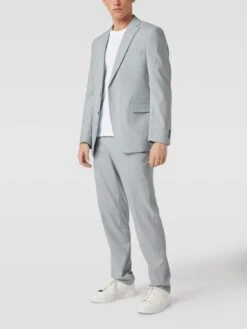 Christian Berg Men Sakko Mit Kissing Buttons - Hellblau