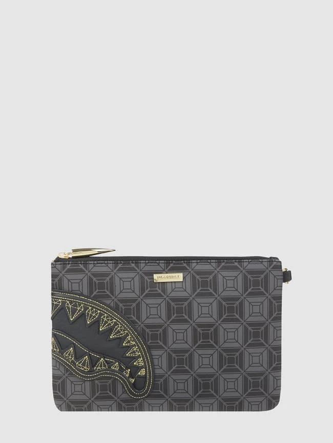 Sprayground Reißverschlusstasche Mit Kontrastbesatz - Schwarz 6 Sprayground Reißverschlusstasche Mit Kontrastbesatz - Schwarz – Bild 6