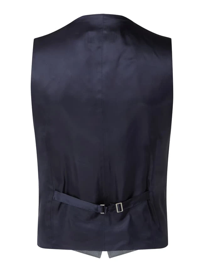 Wilvorst Weste Mit Allover-Muster - Blau 3 Wilvorst Weste Mit Allover-Muster - Blau – Bild 3