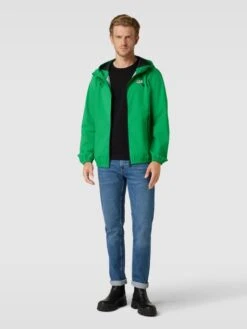 MC2 Saint Barth Windbreaker Mit Label-Detail Modell 'KAURIS' - Grün