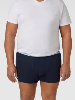 Tommy Hilfiger Big & Tall PLUS SIZE Trunk Mit Label-Print Im 3er-Pack - Schwarz