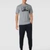 Under Armour T-Shirt Mit Label-Print - Mittelgrau