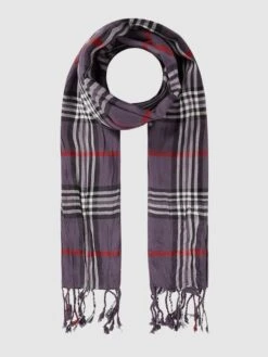 Ascot Schal Aus Viskose - Mittelgrau