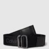 Calvin Klein Jeans Gürtel Mit Label-Print Modell 'SLIDER' - Schwarz