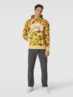 Billionaire Boys Club Hoodie Mit Camouflage-Muster - Schwarz