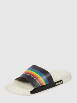 Havaianas Slides Mit Message Modell 'Pride' - Beige