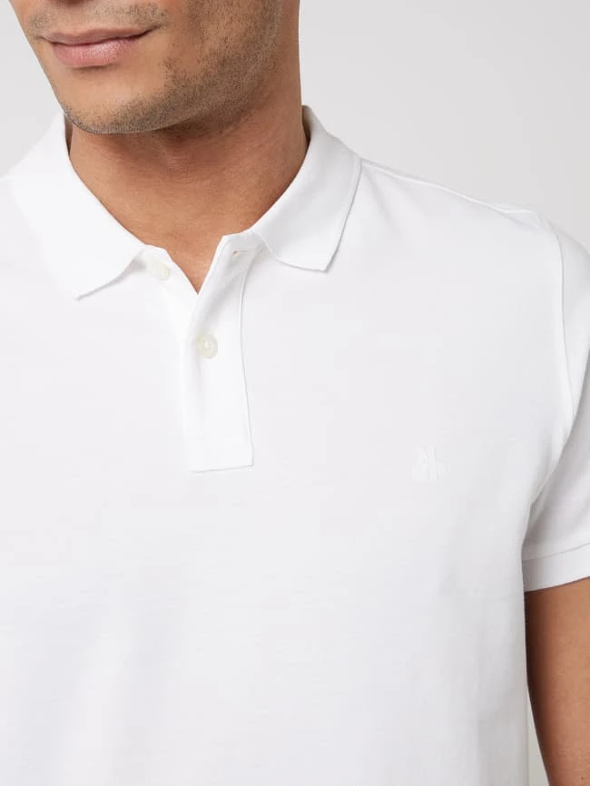 Marc O'Polo Poloshirt Aus Baumwolle - Weiß 3 Marc O'Polo Poloshirt Aus Baumwolle - Weiß – Bild 3