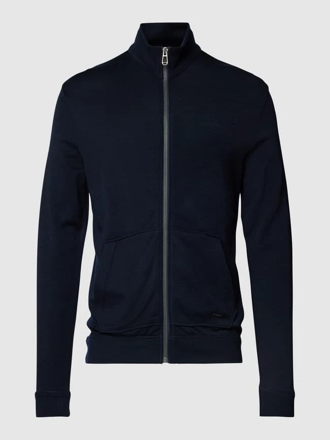 JOOP! Collection Sweatjacke Mit Label-Detail - Marineblau 2 JOOP! Collection Sweatjacke Mit Label-Detail - Marineblau – Bild 2