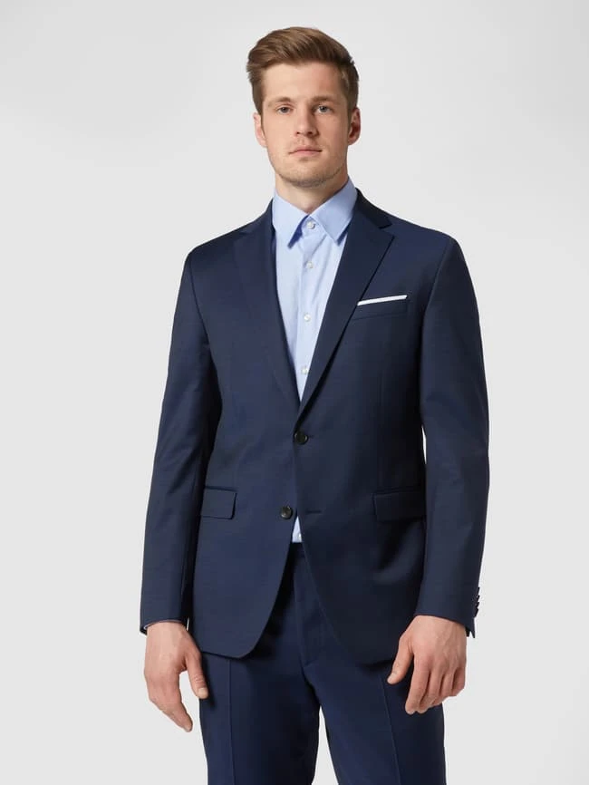 JOOP! Collection 2-Knopf-Sakko Mit Teilungsnähten - Blau 4 JOOP! Collection 2-Knopf-Sakko Mit Teilungsnähten - Blau – Bild 4