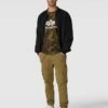 Alpha Industries T-Shirt Mit Allover-Muster Modell 'BASIC' - Olivgrün