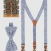 Prince Bowtie Fliege Mit Hosenträgern Im Set - Marineblau