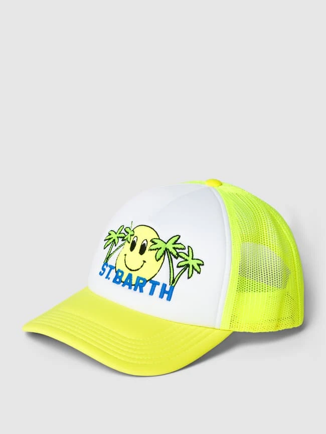 MC2 Saint Barth Cap Mit Label-Stitching Modell 'MAJOR' - Gelb 1 MC2 Saint Barth Cap Mit Label-Stitching Modell 'MAJOR' - Gelb