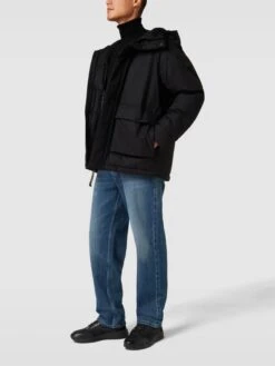 CK Calvin Klein Schnürboots Mit Label-Print Modell 'HIGH' - Schwarz