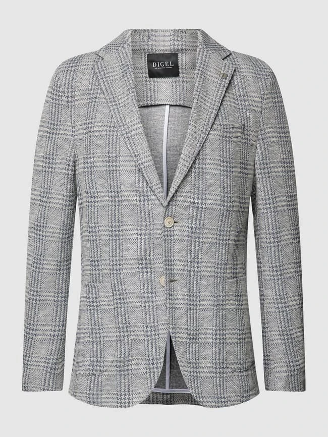 DIGEL 2-Knopf-Sakko Mit Tartan-Karo Modell 'Kristo' - Beige 2 DIGEL 2-Knopf-Sakko Mit Tartan-Karo Modell 'Kristo' - Beige – Bild 2