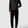 HUGO Steppweste Mit Label-Print Modell 'Bentino' - Schwarz