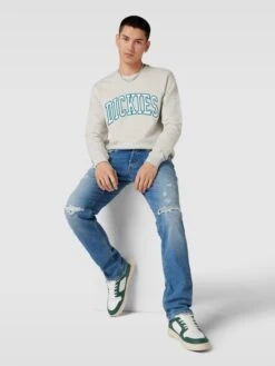 Replay Skinny Fit Jeans Im Destroyed-Look Modell 'GROVER' - Dunkelblau