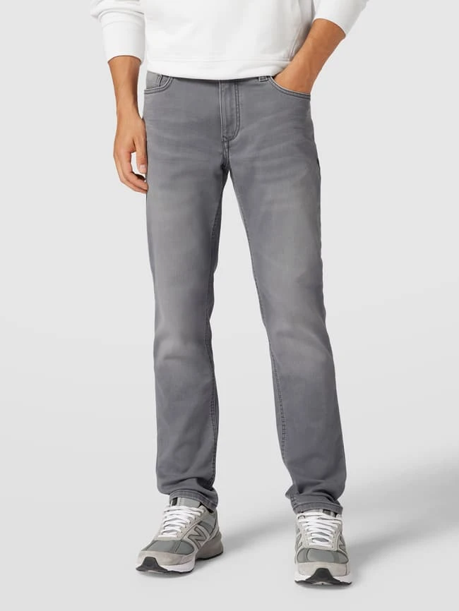 MCNEAL Tapered Fit Jeans Mit Stretch-Anteil Modell 'DON' - Hellgrau 4 MCNEAL Tapered Fit Jeans Mit Stretch-Anteil Modell 'DON' - Hellgrau – Bild 4