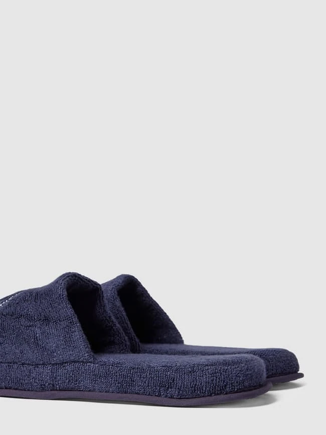 Gant Hausschuhe Mit Label-Stitching Modell 'CREST' - Marineblau 3 Gant Hausschuhe Mit Label-Stitching Modell 'CREST' - Marineblau – Bild 3