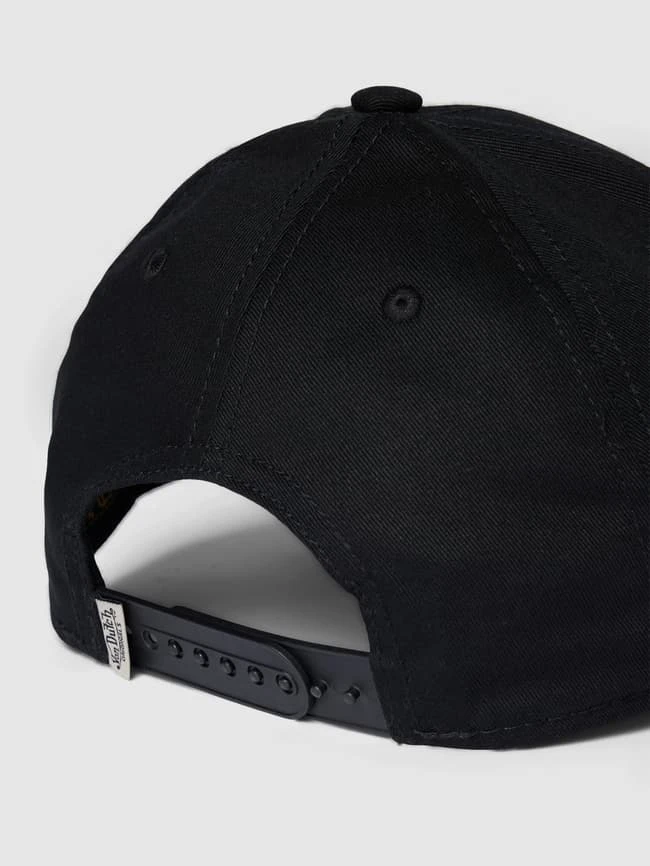 Von Dutch Basecap Mit Label-Detail Modell 'DAD CAP' - Schwarz 3 Von Dutch Basecap Mit Label-Detail Modell 'DAD CAP' - Schwarz – Bild 3