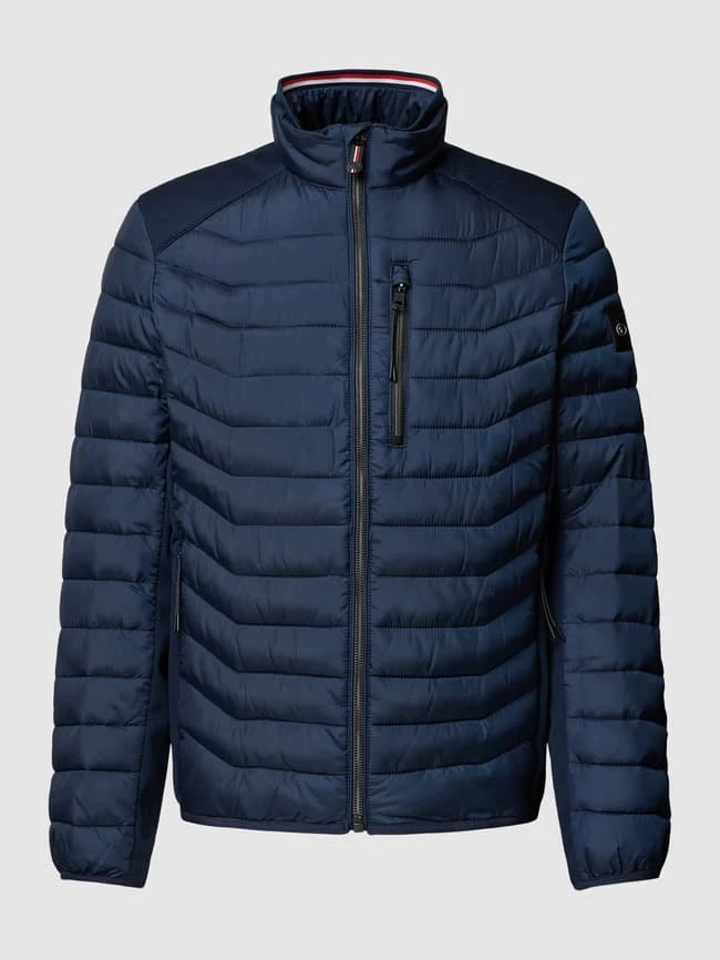 Tom Tailor Steppjacke Mit Label-Patch - Marineblau 2 Tom Tailor Steppjacke Mit Label-Patch - Marineblau – Bild 2