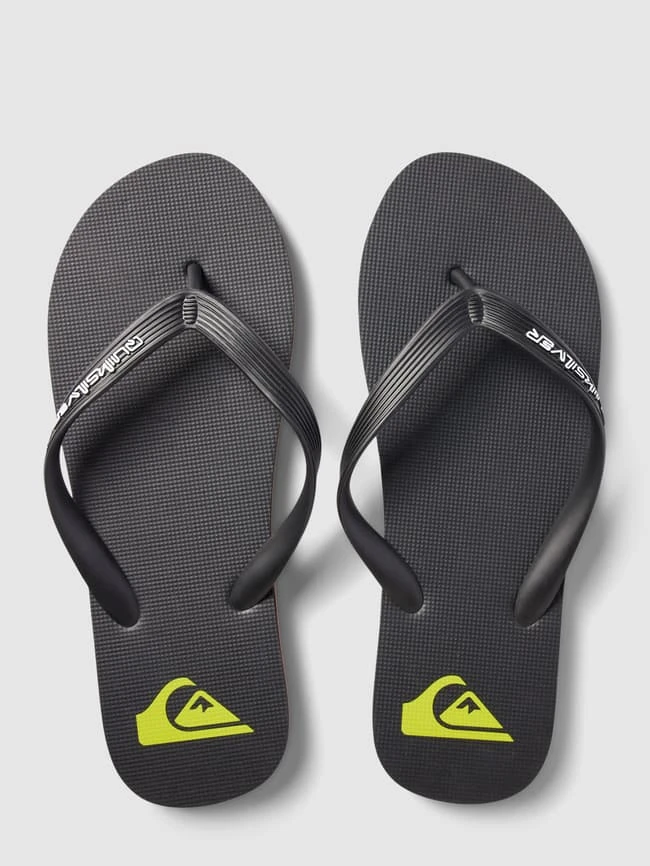 Quiksilver Zehentrenner Mit Label-Details Modell 'MOLOKAI CORE' - Schwarz 4 Quiksilver Zehentrenner Mit Label-Details Modell 'MOLOKAI CORE' - Schwarz – Bild 4