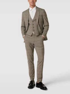 MCNEAL Sakko Mit Streifenmuster - Mittelbraun