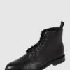 Gordon & Bros Lederboots Mit Lyralochung Modell 'Harry' - Schwarz