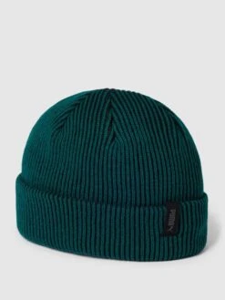 Puma Beanie In Strick-Optik - Petrol