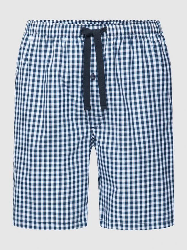 Götzburg Wäsche Pyjama-Shorts Mit Knopfverschluss - Dunkelblau 2 Götzburg Wäsche Pyjama-Shorts Mit Knopfverschluss - Dunkelblau – Bild 2