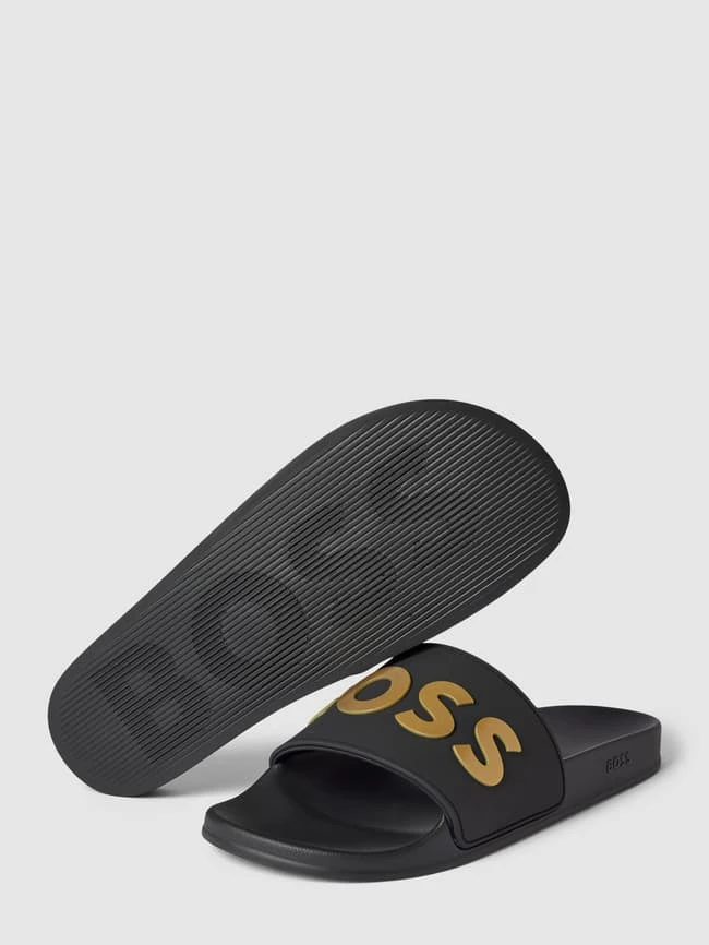 BOSS Slides Mit Label-Detail Modell 'Kirk' - Schwarz 4 BOSS Slides Mit Label-Detail Modell 'Kirk' - Schwarz – Bild 4