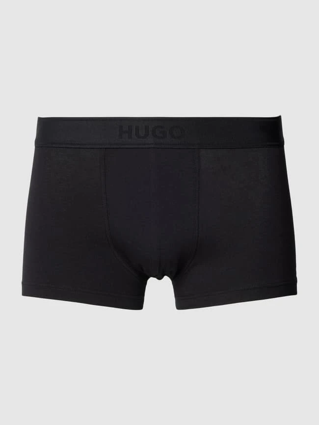 HUGO Trunks Mit Elastischem Logo-Bund - Schwarz 1 HUGO Trunks Mit Elastischem Logo-Bund - Schwarz