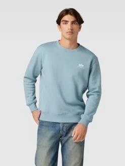 Alpha Industries Sweatshirt Mit Label-Print Modell 'BASIC' - Hellblau -Herrenbekleidung Angebote 9sskgdqc6op4kl1jakq48jie6cs46h1n68oj8jql8d4kilima8p50lhi6kr54eac74rlakq7acq4chi7713j8pj365j30p3268r6ce9k6co32e9p6phjidpmc5h3ce1p6com2e8