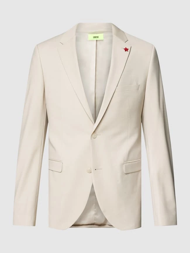 Cinque 2-Knopf-Sakko Mit Floralem Anstecker Modell 'Monopoli' - Sand 2 Cinque 2-Knopf-Sakko Mit Floralem Anstecker Modell 'Monopoli' - Sand – Bild 2