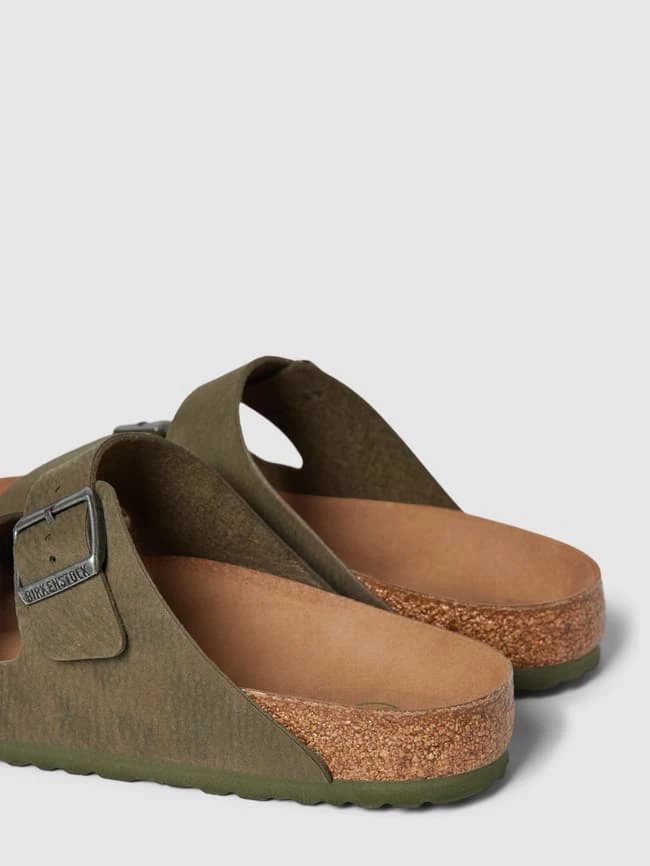Birkenstock Slides Mit Dornschließen Modell 'Arizona' - Olivgrün 2 Birkenstock Slides Mit Dornschließen Modell 'Arizona' - Olivgrün – Bild 2
