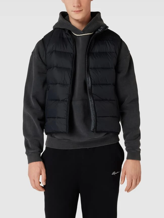 CHAMPION Steppweste Mit Stehkragen - Schwarz 4 CHAMPION Steppweste Mit Stehkragen - Schwarz – Bild 4