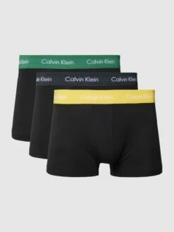 Calvin Klein Underwear Low Rise Trunks Mit Elastischem Logo-Bund Im 3er-Pack - Schwarz