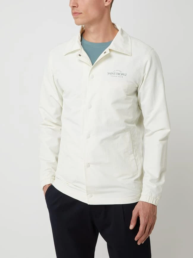 Jack & Jones Jacke Mit Umlegekragen Modell 'Positano' - Weiß 4 Jack & Jones Jacke Mit Umlegekragen Modell 'Positano' - Weiß – Bild 4