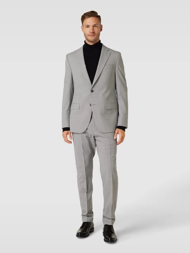 Pierre Cardin Sakko Mit Brusttasche Modell 'Grant' - Hellgrau 1 Pierre Cardin Sakko Mit Brusttasche Modell 'Grant' - Hellgrau