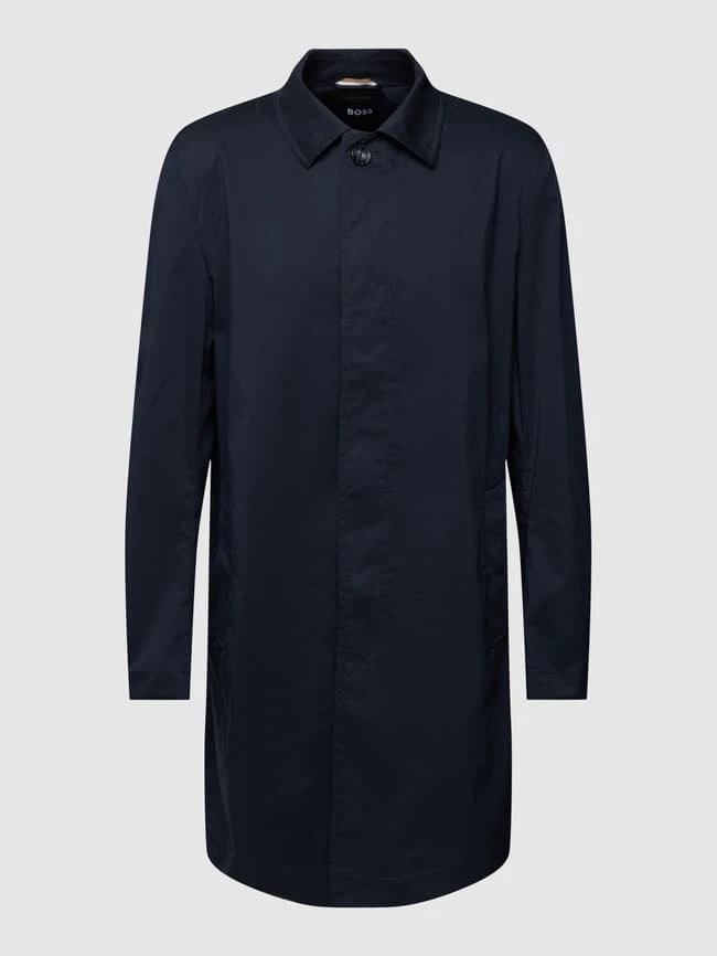 BOSS Mantel Mit Eingrifftaschen Modell 'Jared' - Blau 2 BOSS Mantel Mit Eingrifftaschen Modell 'Jared' - Blau – Bild 2