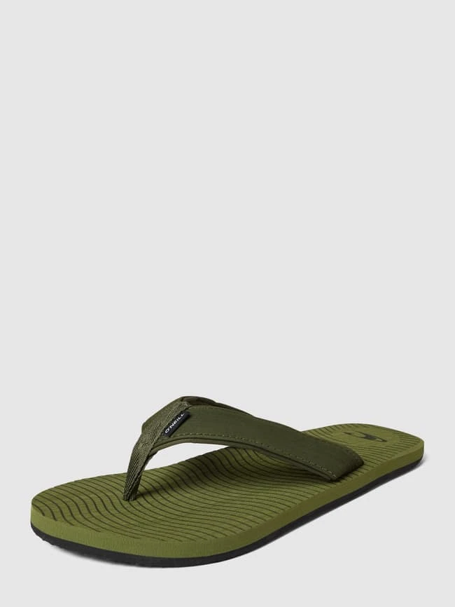 ONeill Zehentrenner In Flecht-Optik Mit Label-Patch Modell 'KOOSH' - Olivgrün 1 ONeill Zehentrenner In Flecht-Optik Mit Label-Patch Modell 'KOOSH' - Olivgrün