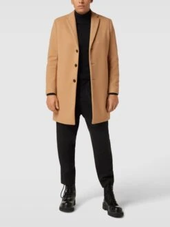 MCNEAL Mantel Mit Seitlichen Eingrifftaschen - Camel