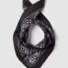 MC2 Saint Barth Schal Mit Label-Print Modell 'FOULARD' - Schwarz