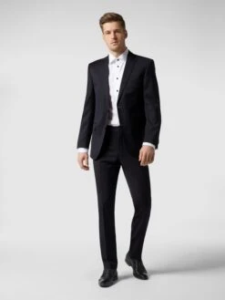 Carl Gross 2-Knopf-Sakko Aus Reiner Schurwolle - Marineblau