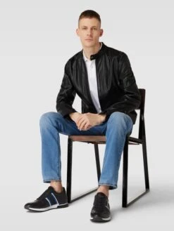 Pantofola DOro Sneaker Mit Label-Details Modell 'SANGANO' - Schwarz