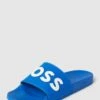 BOSS Slides Mit Label-Print Modell 'Kirk' - Blau