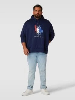 Polo Ralph Lauren Big & Tall PLUS SIZE Hoodie Mit Label-Print - Marineblau