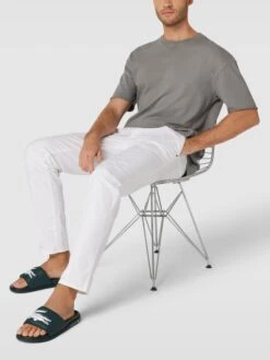 Lacoste Slides Mit Label-Applikation Modell 'Croco Dualiste' - Dunkelgrün