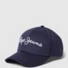 Pepe Jeans Basecap Mit Label-Stitching Modell 'WALLY' - Dunkelblau