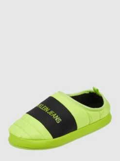 CK Calvin Klein Hausschuhe Mit Fleecefutter - Neon Gelb
